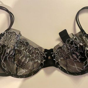 Ritratti black/white lace bra, new without tags, 36C